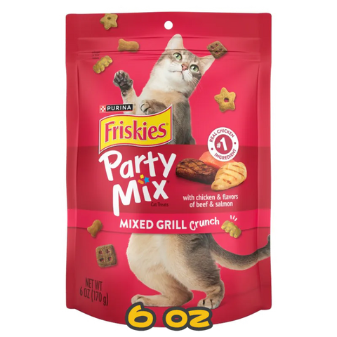 Party Mix 鬆脆貓小食(雞肉、牛肉及三文魚) 170g