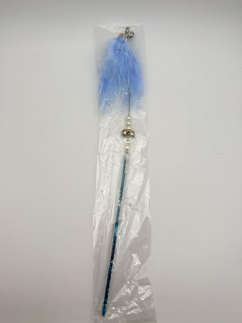 孔雀毛逗貓棒