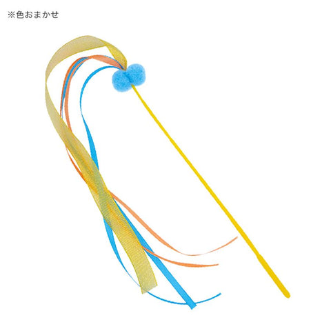 絲帶魚杆棒貓玩具