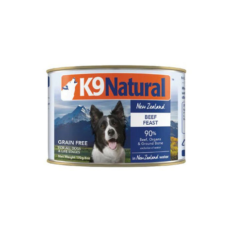 K9 Natural主食狗罐頭 - 牛肉配方 170g