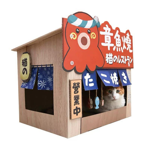 章魚燒貓抓窩