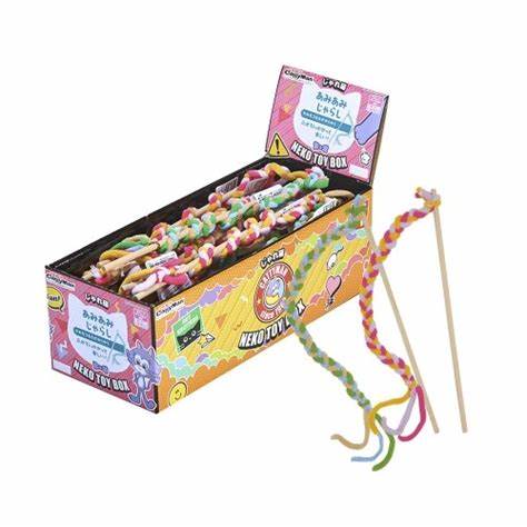 毛冷球魚杆棒貓玩具