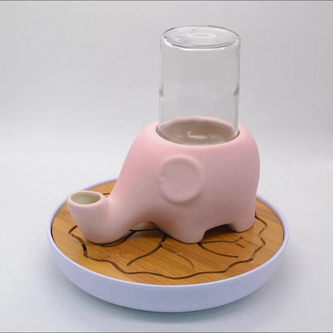 多色象鼻飲水瓶