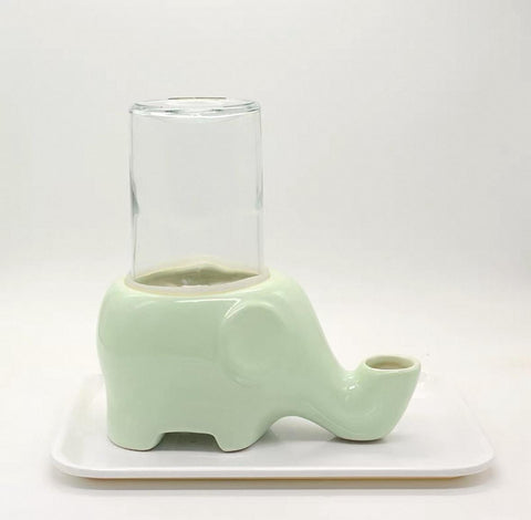 多色象鼻飲水瓶