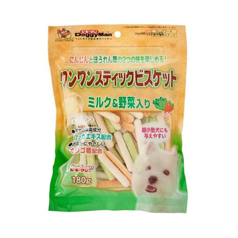 Doggyman 牛奶野菜手指餅 180g